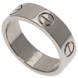 Cartier Love Ring 50 18K White Gold